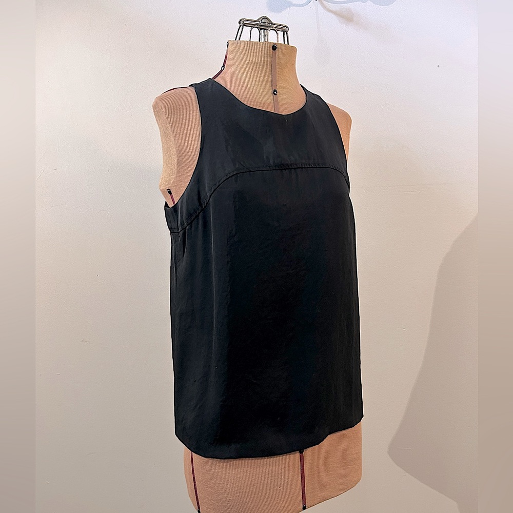 Banana Republic Women’s Size Petite Small Black Cutaway Tank